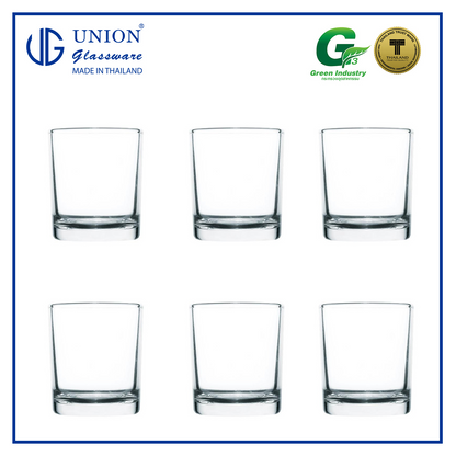 UNION GLASS Thailand Premium Clear Glass Shot Glass 60ml Set of 6