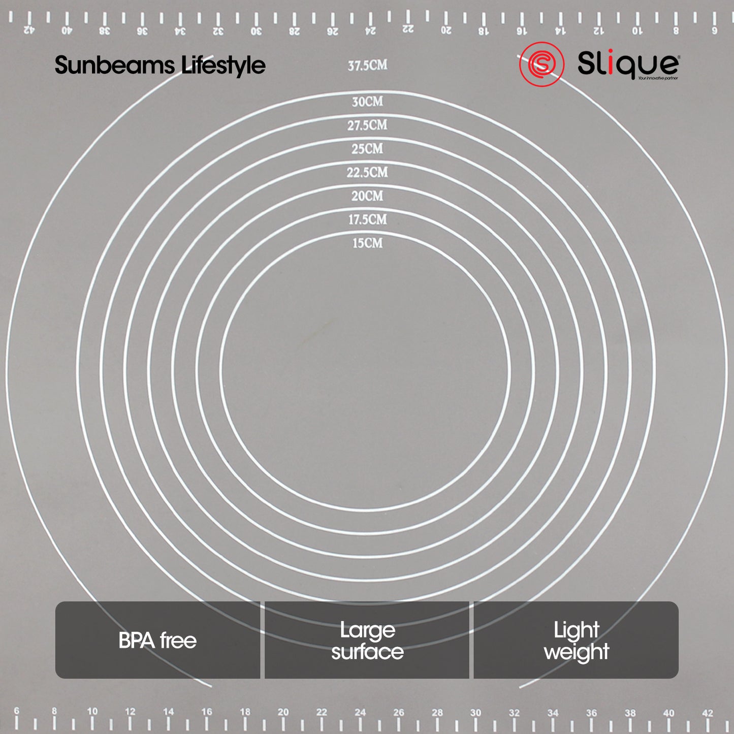 SLIQUE Premium Silicone Non-Stick Pastry Mat