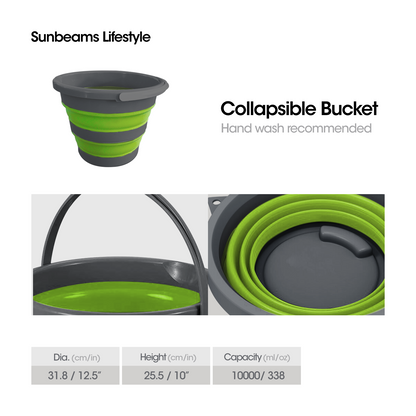 SCRUBZ Premium Collapsible Bucket Storage 10L