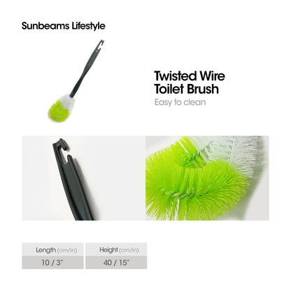 SCRUBZ Premium Twisted Wire Toilet Brush Cleaning Tools