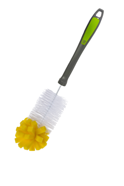 SCRUBZ Premium Bottle Brush with Sponge Cleaning