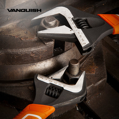 VANQUISH Premium | Heavy Duty | Professional Extra Wide Open Adjustable Wrench