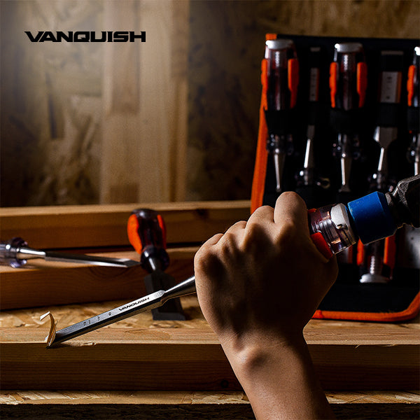 VANQUISH Premium High Impact Wood Chisel Set of 3