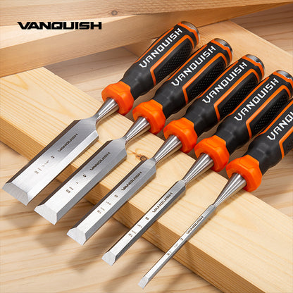 VANQUISH Premium Thru-tang Chisel Set of 5