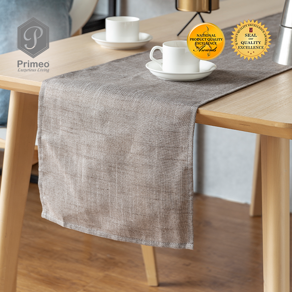 PRIMEO Premium Yarn Dyed Table Runner