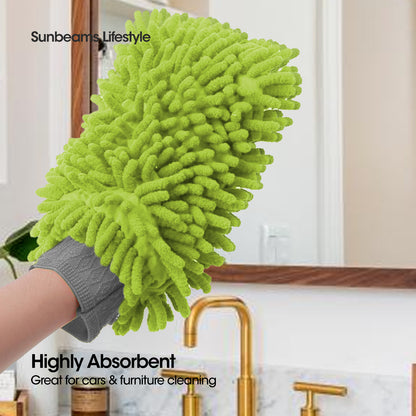 SCRUBZ Premium Chenille Wash Mitt Cleaning Tools