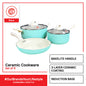 SLIQUE Premiium Ceramic Cookware Set of 5