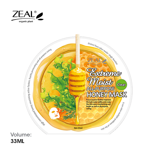 ZEAL Premium Honey Mask Skin Care Extreme Moist All-Purpose Honey Mask 33ml