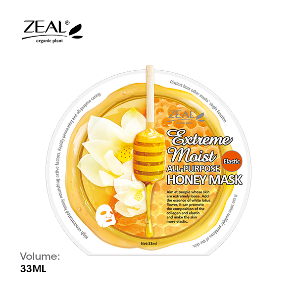 ZEAL Premium Honey Mask Skin Care Extreme Moist All-Purpose Honey Mask 33ml