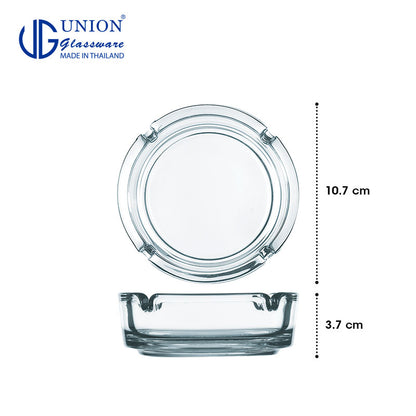 UNION GLASS Thailand Ash tray Set of 6