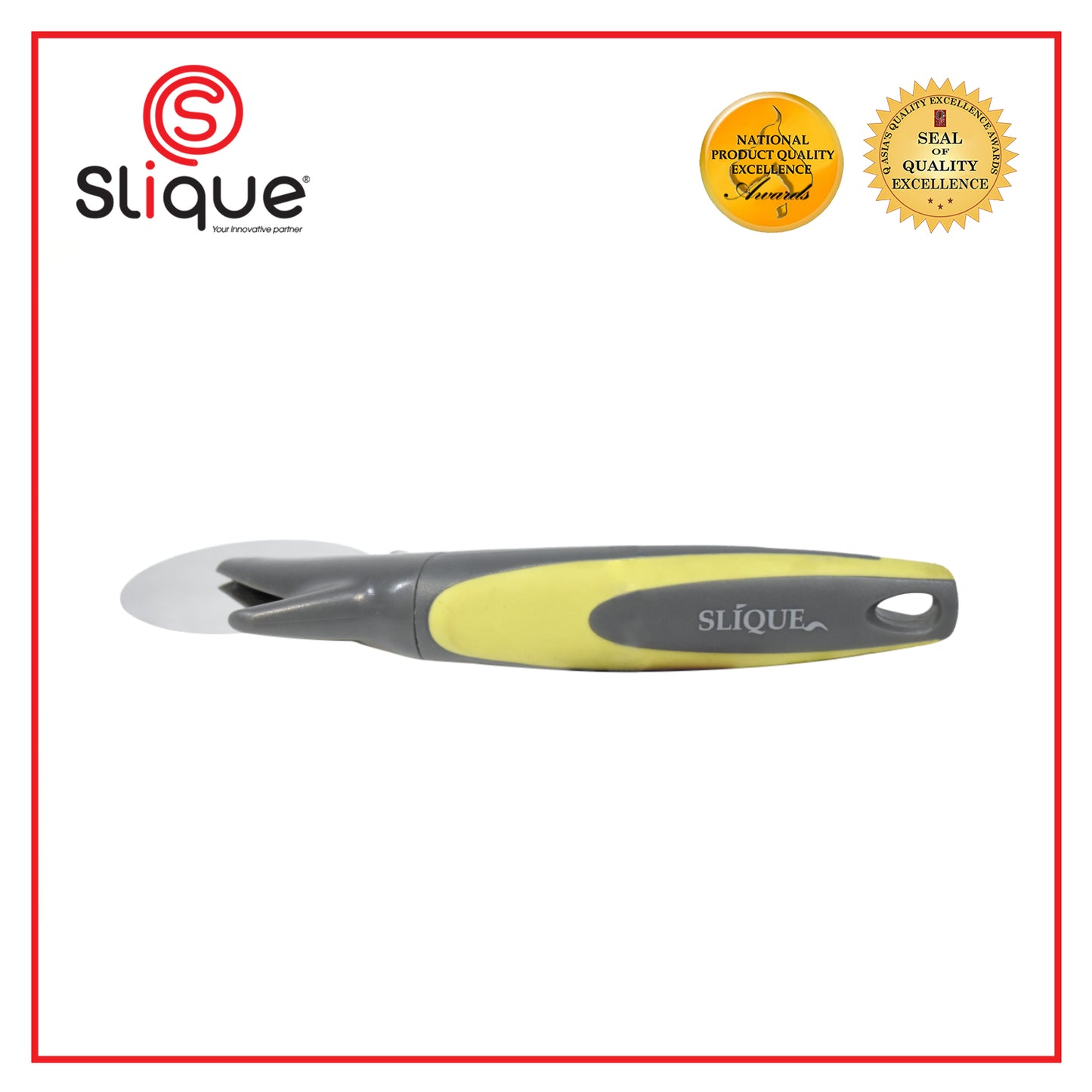 SLIQUE Premium Nylon Pizza Cutter (Green)