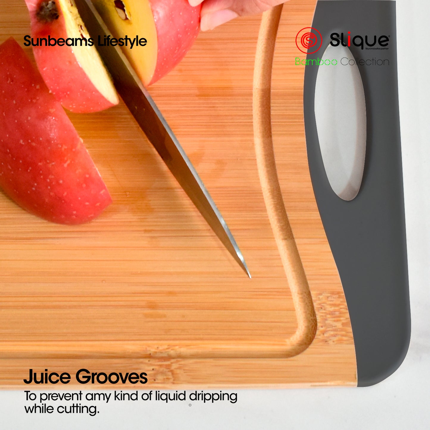 SLIQUE Kitchen Utensils & Cutting Board [Set of 6] Spoons & Turners